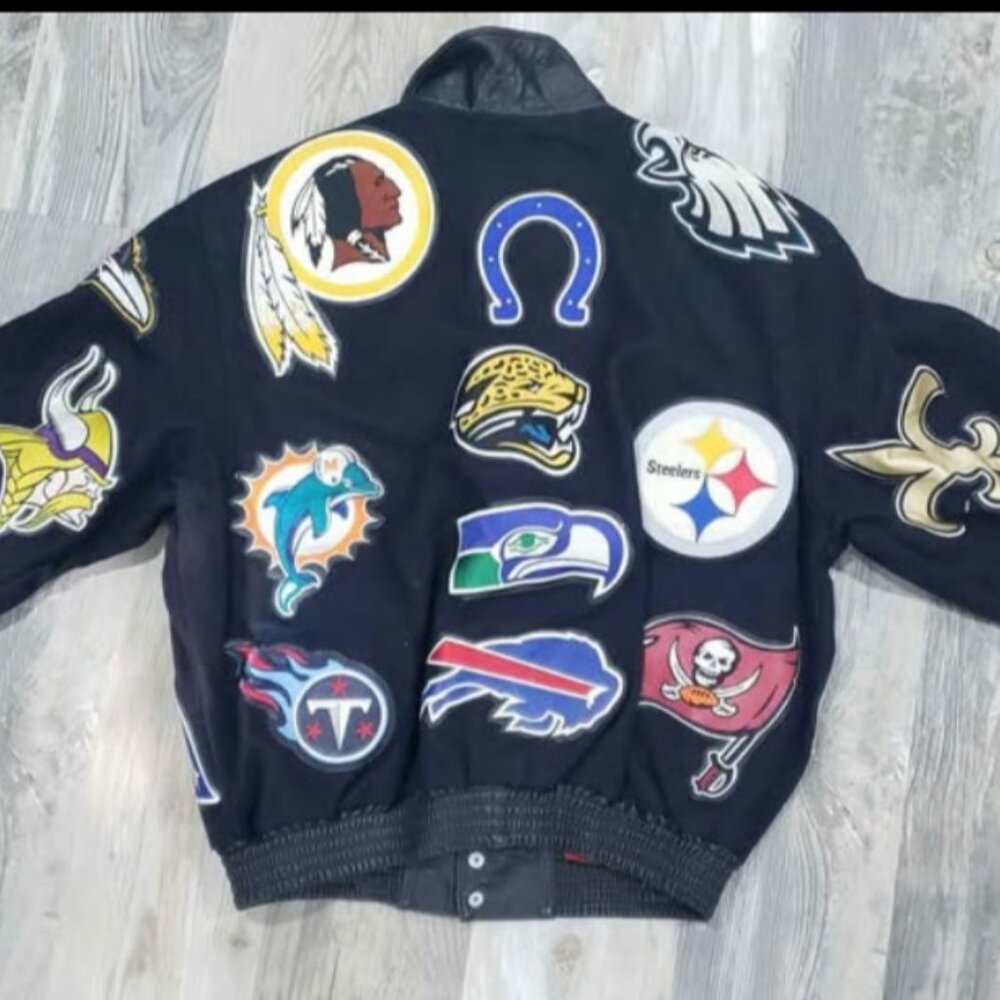 NFL Team Logo Patch Jacket - Picture 2 of 4
